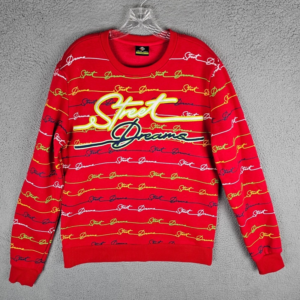 Street Dreams All Over Print Colorful Mens Large Long Sleeve‎ Sweatshirt